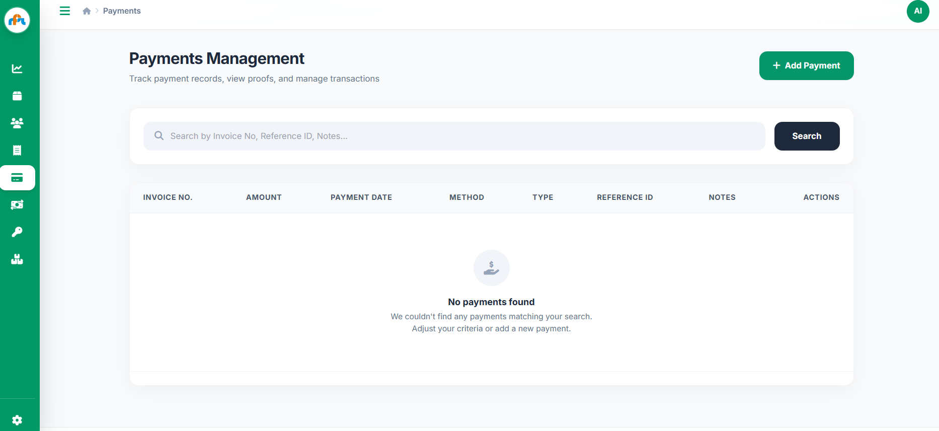 Recent Payments